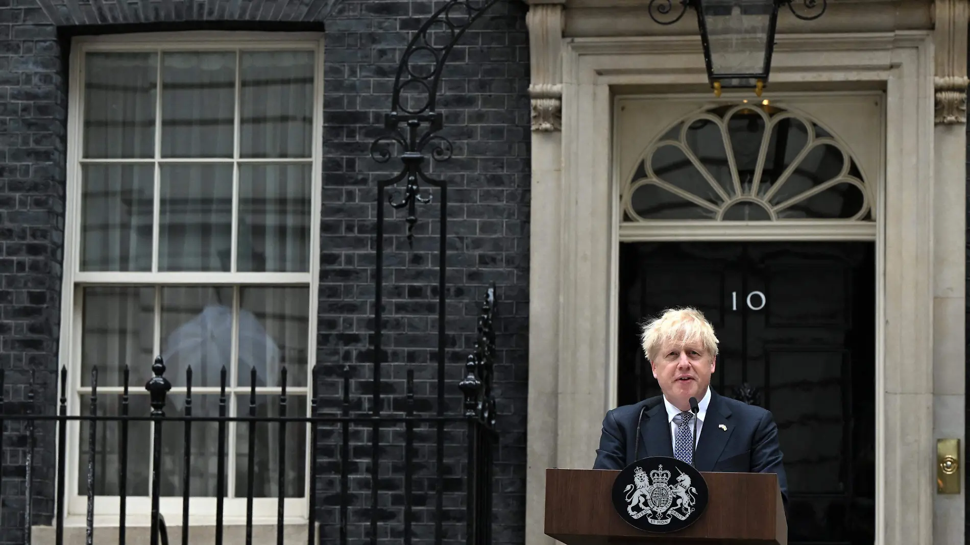 Boris Johnson fuera de Downing Street